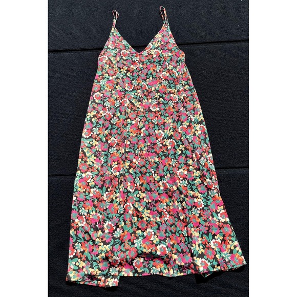 RESA Dresses & Skirts - RESA Dress Womens Small Black Floral Midi Spaghetti Strap Summer Sundress Boho‎